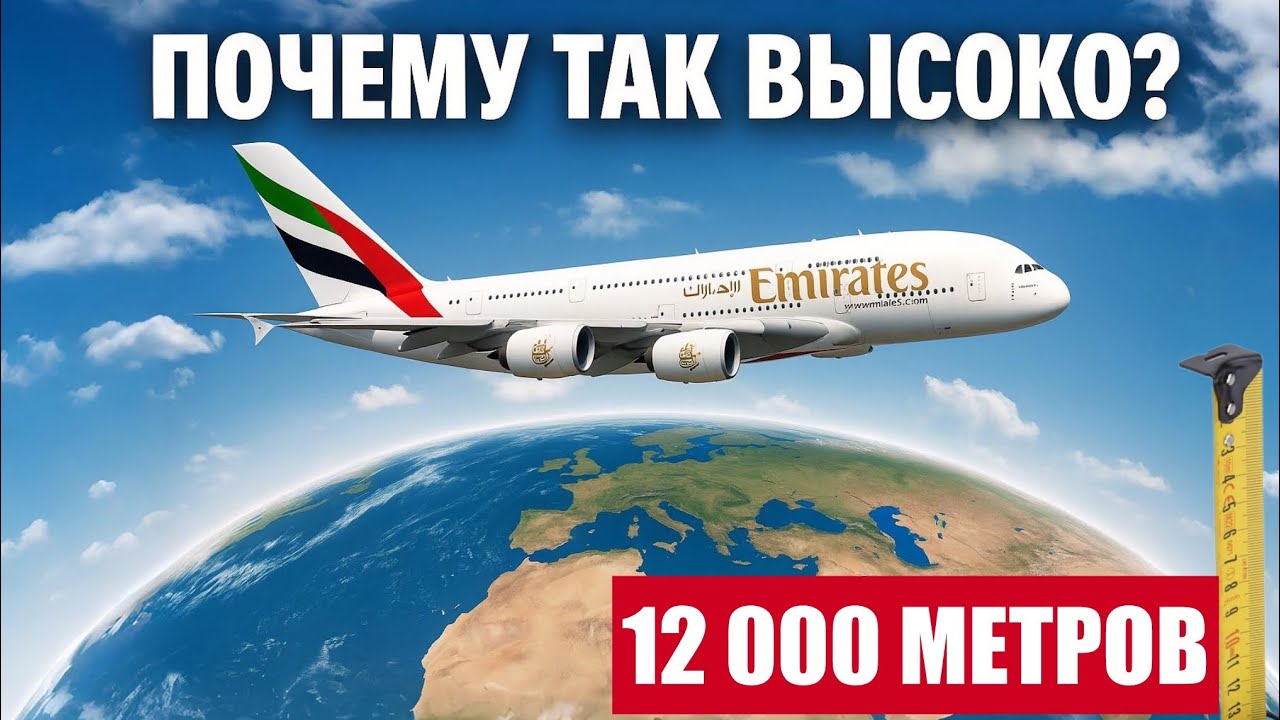 Почему Самолеты летают так ВЫСОКО?