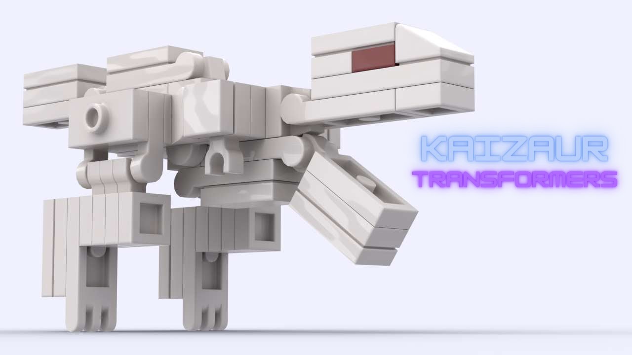 How to make Lego Transformers Kaizaur out of LEGO | LEGOsaur