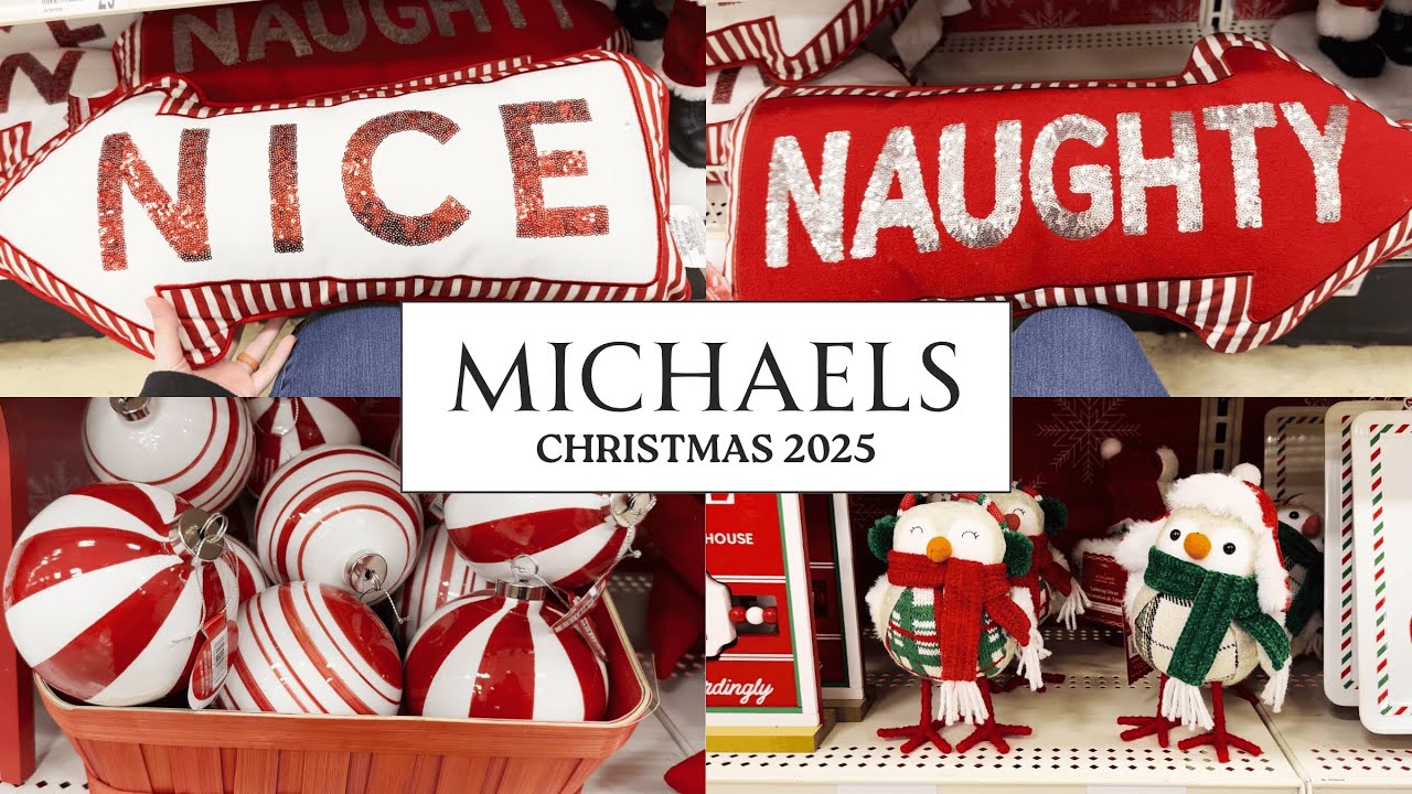Откройте для себя НОВЫЙ рождественский декор в Michaels 2025 года!