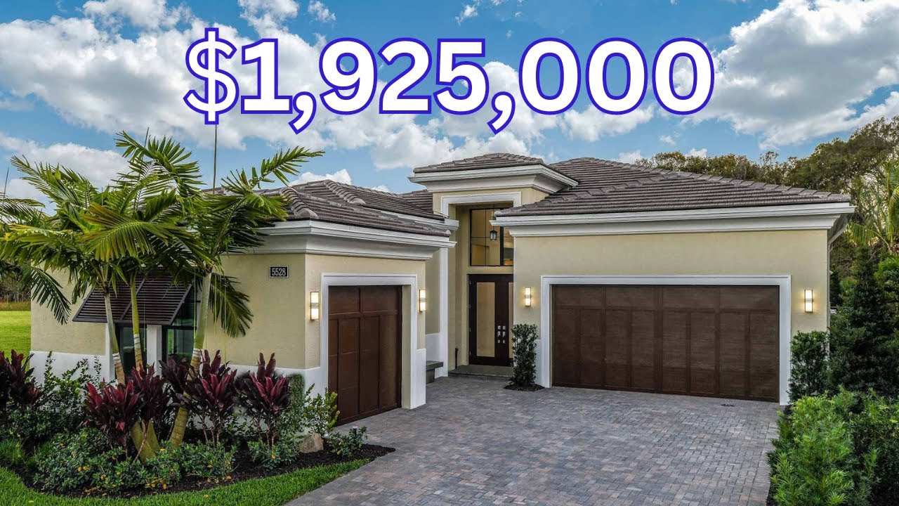 LUXURY 5167 SF NEW PALM BEACH GARDENS NEW CONSTRUCTION COMMUNITY HOME TOUR | Florida Real Estate