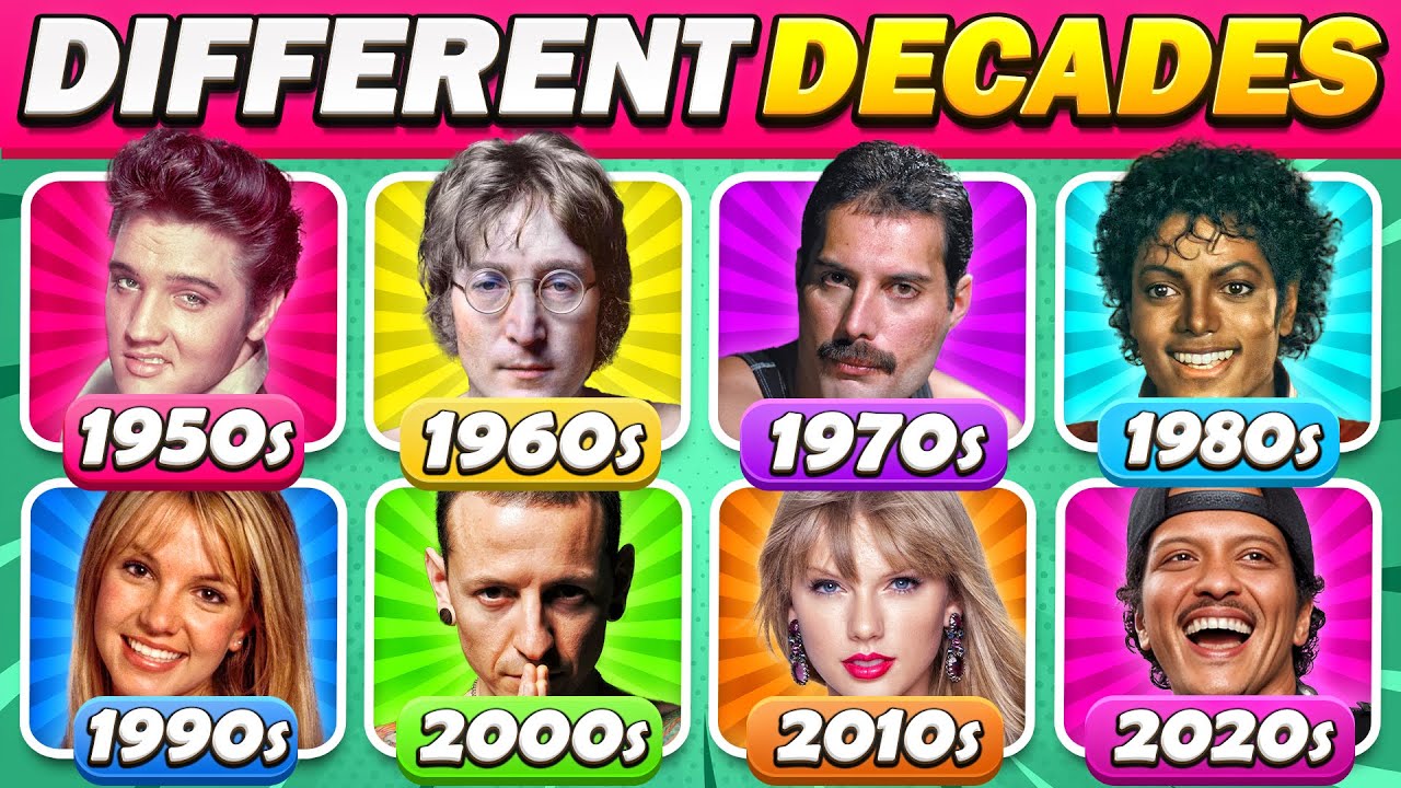 SAVE ONE SONG PER DECADES ( 8 Songs Per Decade ) 🎵 TOP Songs of the Decades 🔥 | Music Quiz
