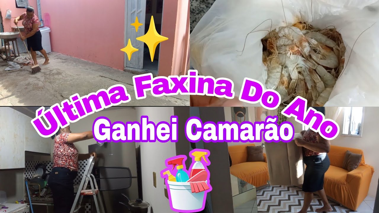 VLOGÃO: Faxina | Lavei Roupa  | Ganhamos Camarão 🍤