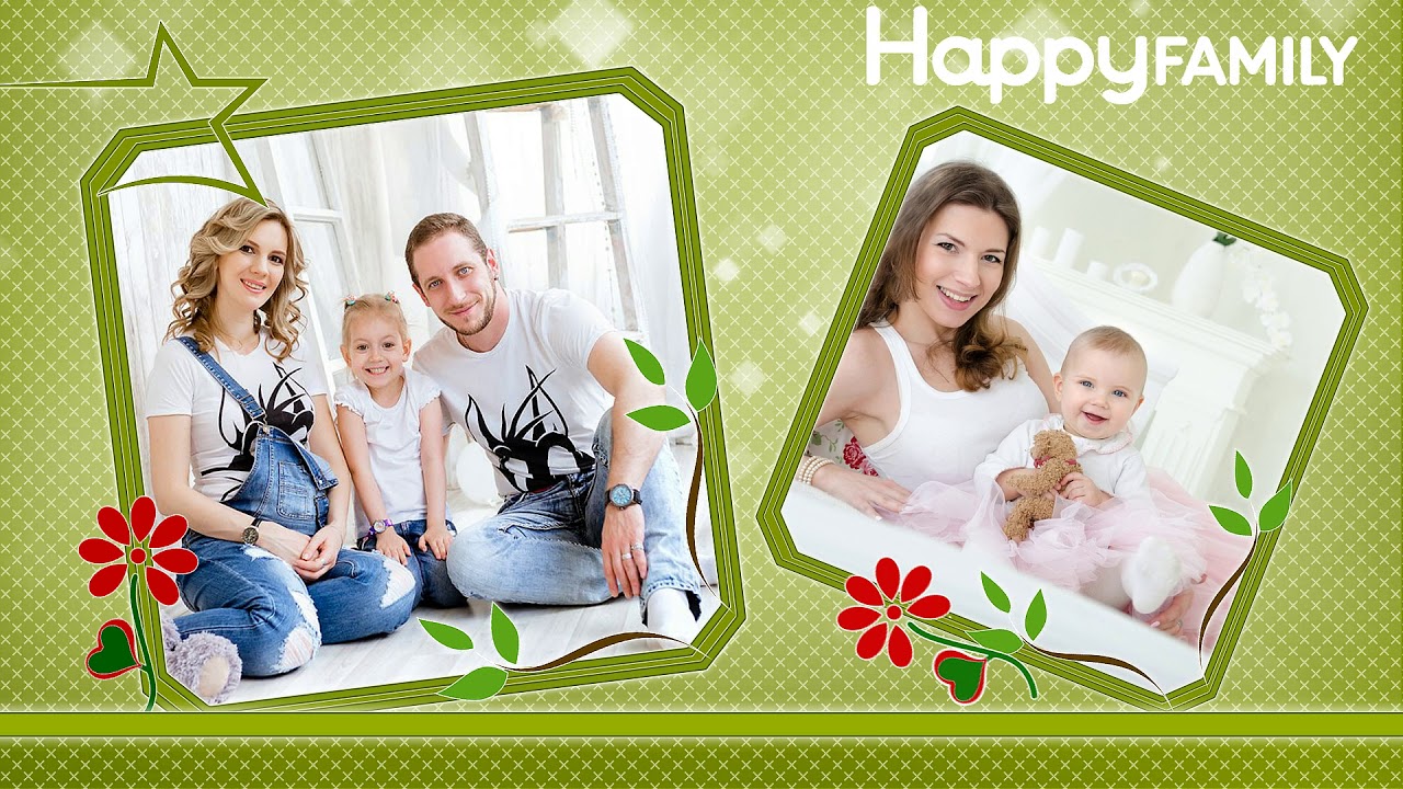 БЕСПЛАТНЫЙ ПРОЕКТ для  ProShow Producer СЧАСТЛИВАЯ СЕМЬЯ FREE PROJECT HAPPY FAMILY