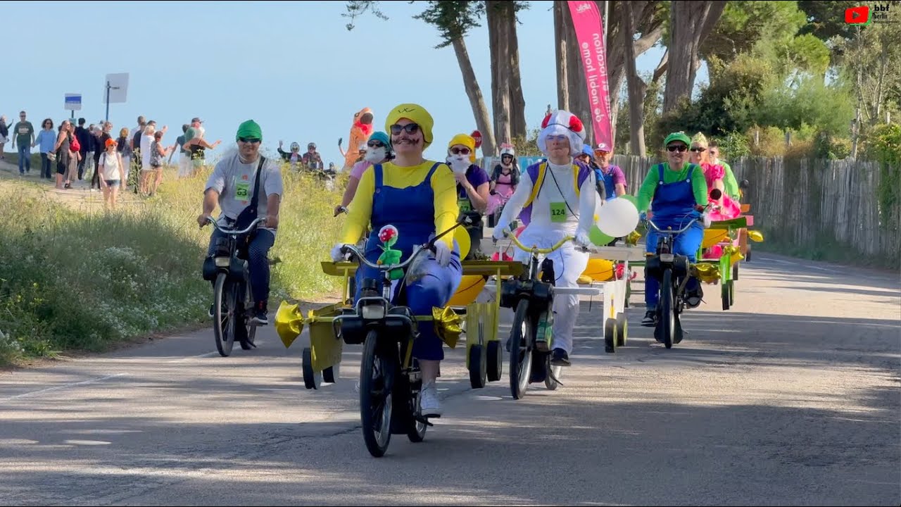 BRETAGNE |  Quiberon Solex Karneval 2024   |  BBF Berlin Bretagne Fernsehen 🇩🇪