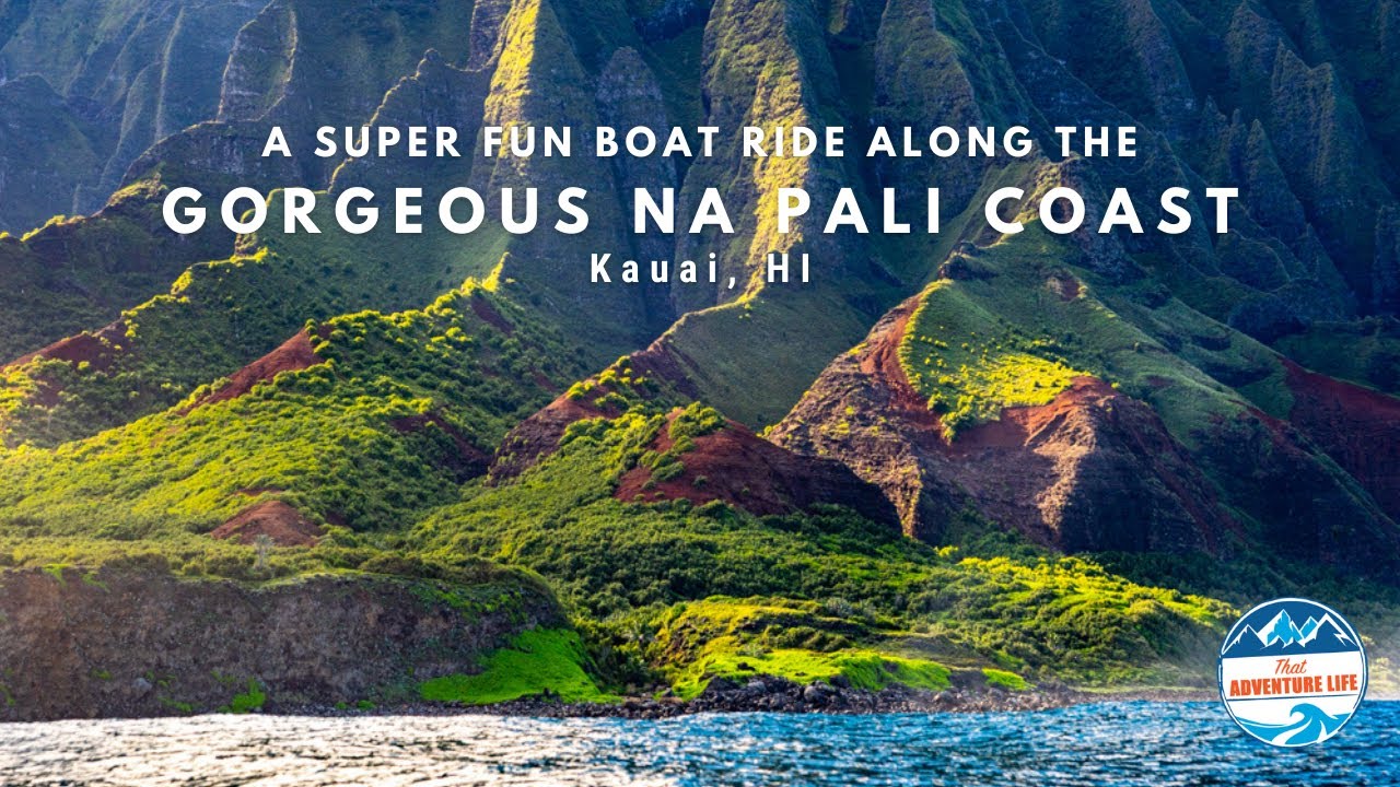 Exciting Zodiac Boat Ride Along the Beautiful Na Pali Coast in Kauai, HI