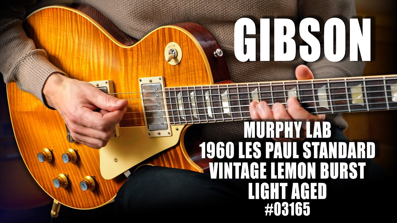 Let The Tones Do The Talking... Murphy Lab 1960 Les Paul Vintage Lemon Burst Light Aged 
