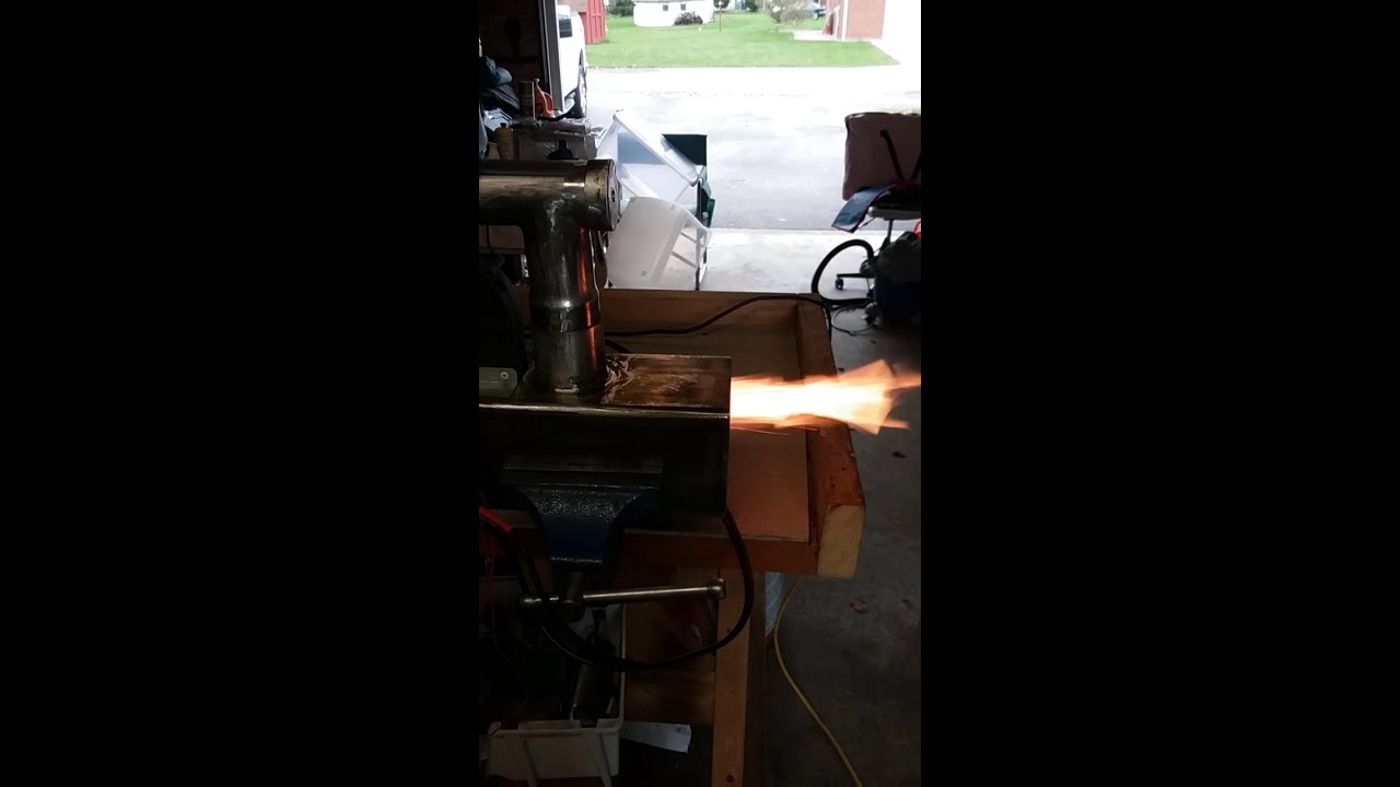 12v wood pellet burner test.