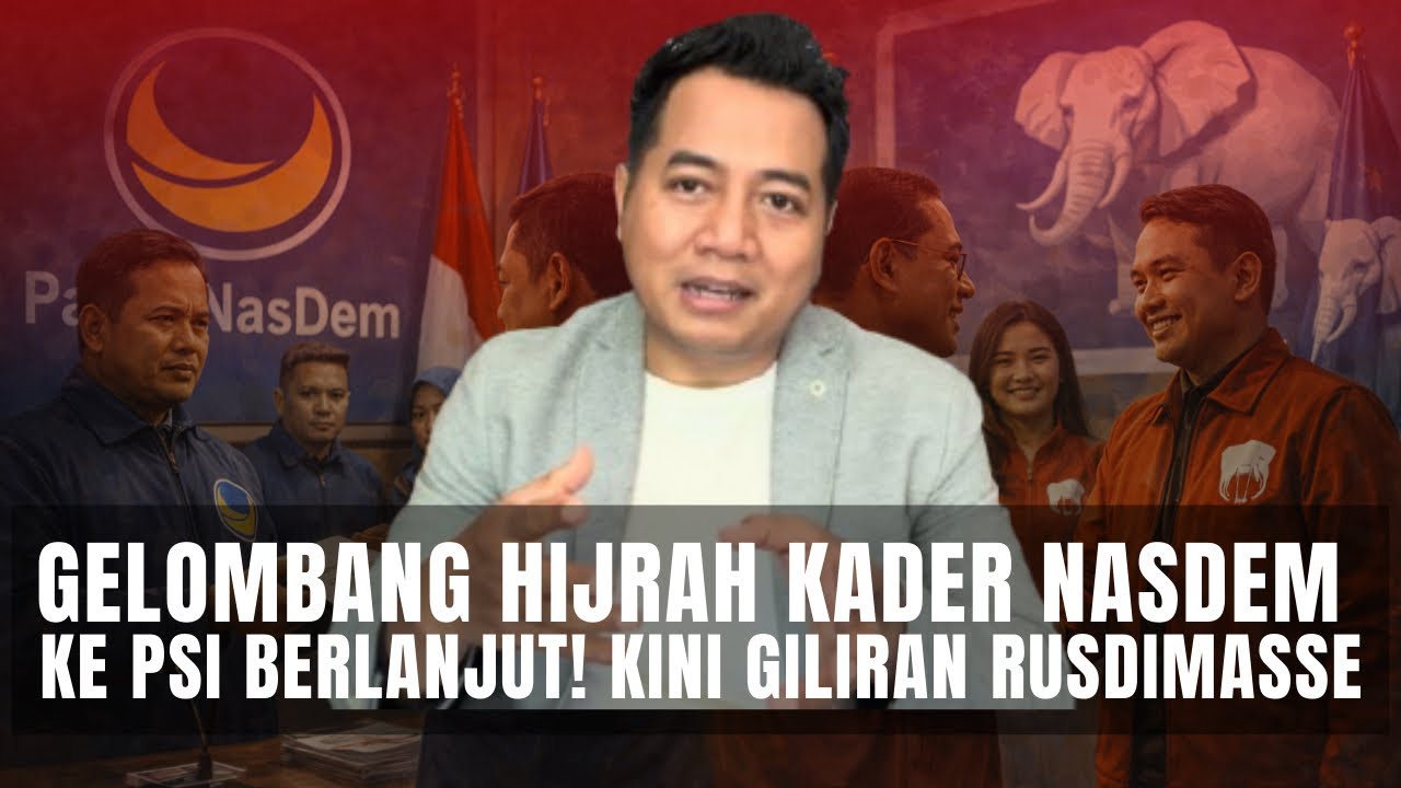 Here We Go! Rusdimasse Berlabuh ke PSI - Politik Syaiun-Syaiun Adi Prayitno
