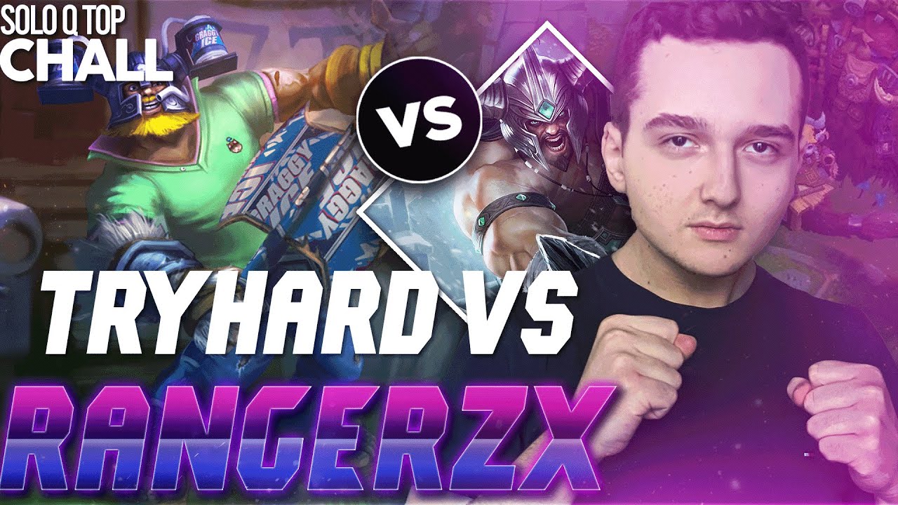 EN MISSION CONTRE LE RANK 1 TRYNDAMERE - Challenger EUW Top - Olaf vs Tryndamere - Patch 13.5