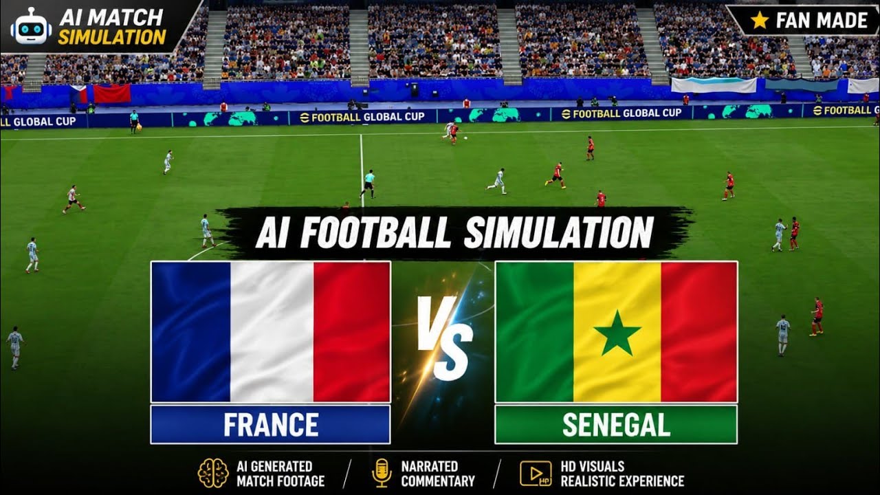 LIVE NOW | FRANCE vs SENEGAL | FIFA World Cup 2026 | Team Entry, Anthem & Toss
