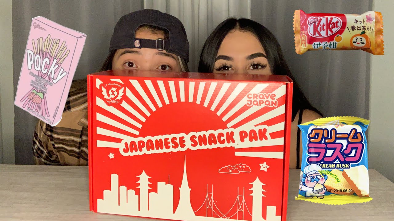 Trying Japanese Snacks