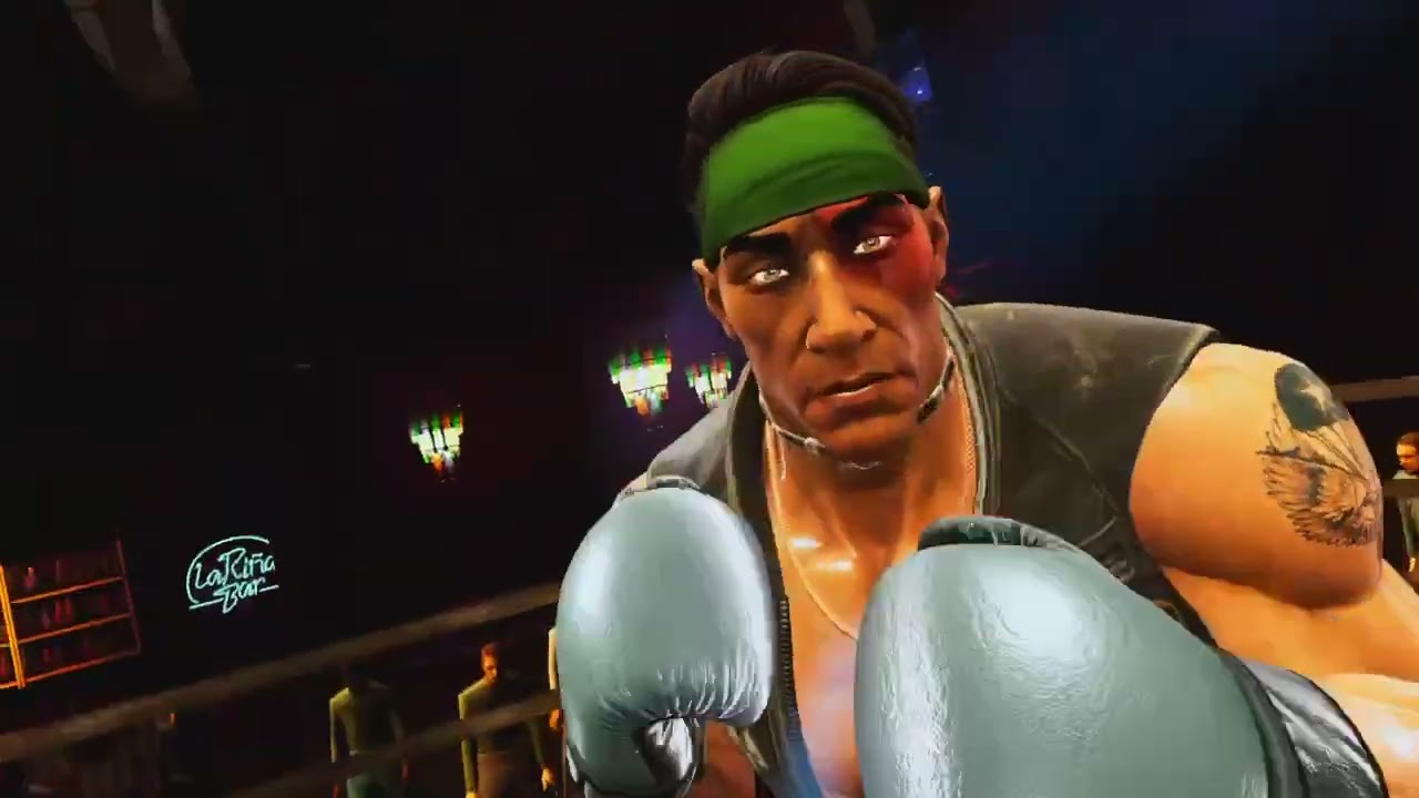 Playing rise to glory in creed in VR