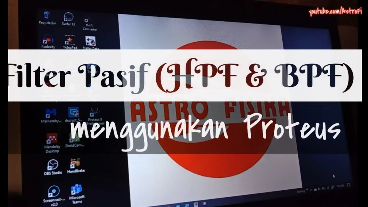 RANGKAIAN FILTER PASIF (High Pass Filter & Band Pass Filter) MENGGUNAKAN PROTEUS