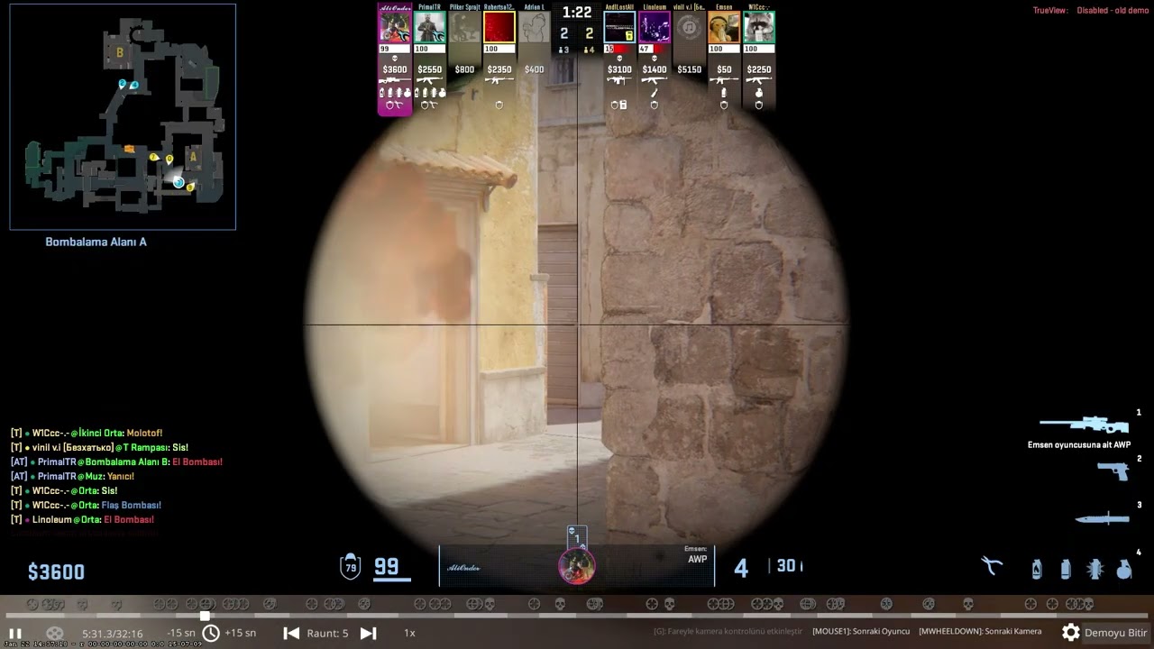 Inferno ace CS2