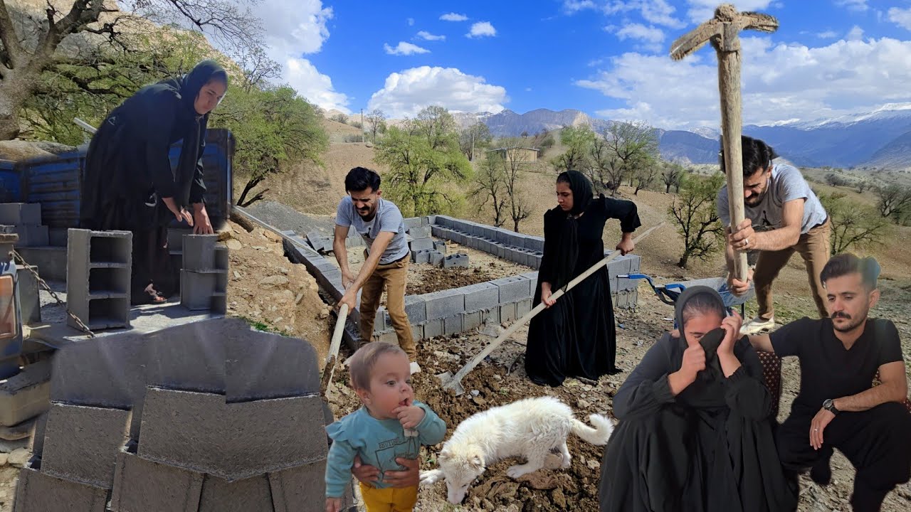 💔Building a Home During War&hellip; Zeynab in Tears 😢
