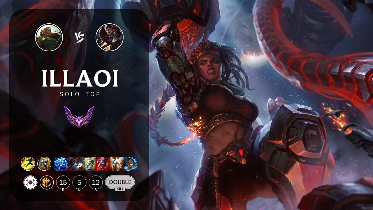 Illaoi Top vs Darius - KR Master Patch 13.24