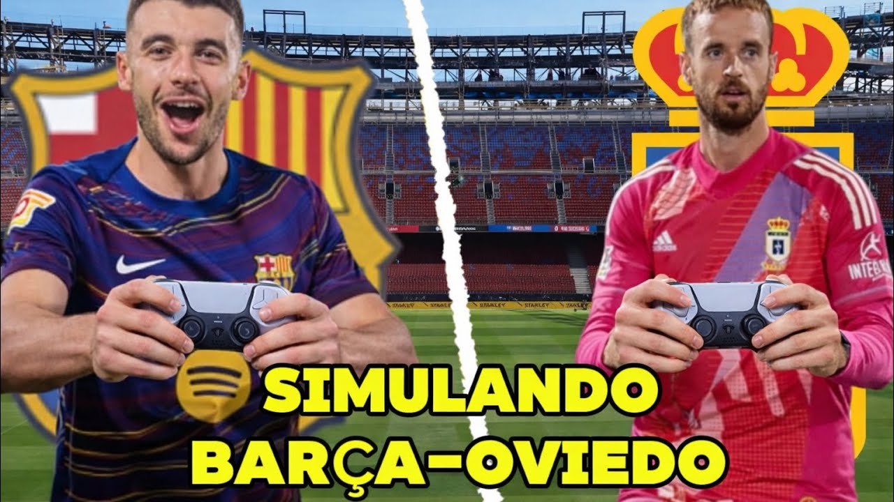 SIMULÉ  el FC BARCELONA-OVIEDO en EA FC 26 *goleada*