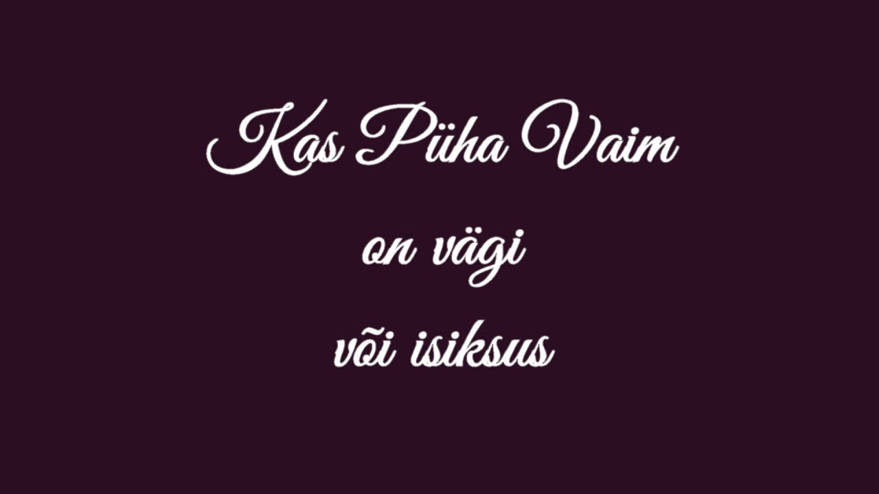 Johannes Togi  - Kas Püha Vaim on vägi või isiksus