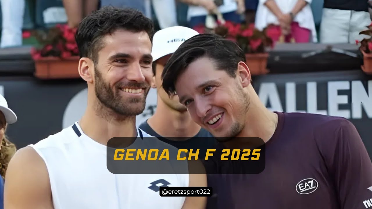 Genoa Challenger 2025 F: Luciano Darderi [1/WC] vs. Andrea Pellegrino [8] Highlights