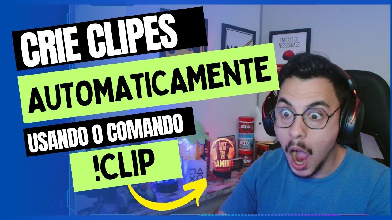 Como CRIAR clipes AUTOMATICOS na TWITCH | Comando !clip