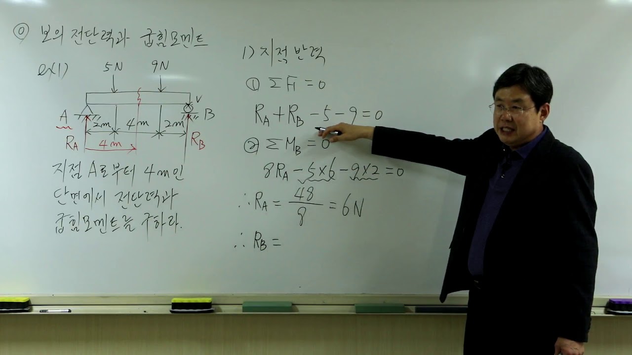 (재료역학) 제25강 보의 전단과 굽힘(1)