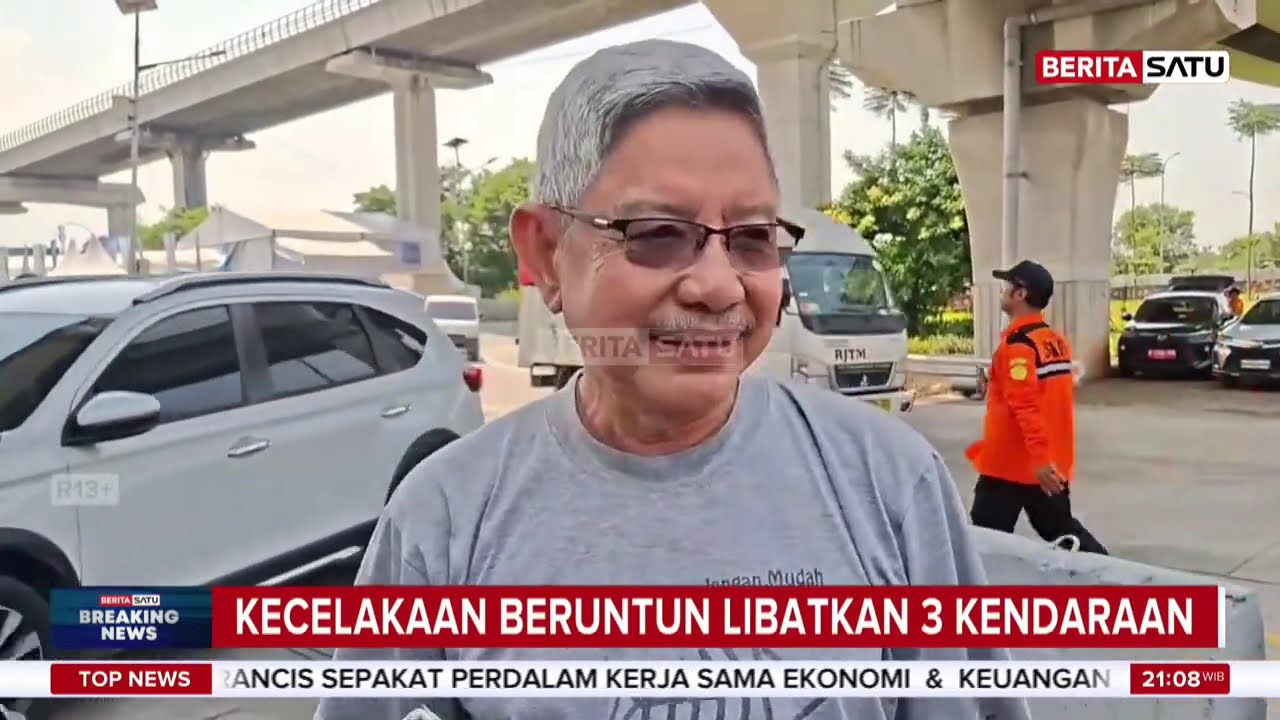 Rem Mendadak Picu Kecelakaan Beruntun di Tol Japek Km 10 #beritasatu