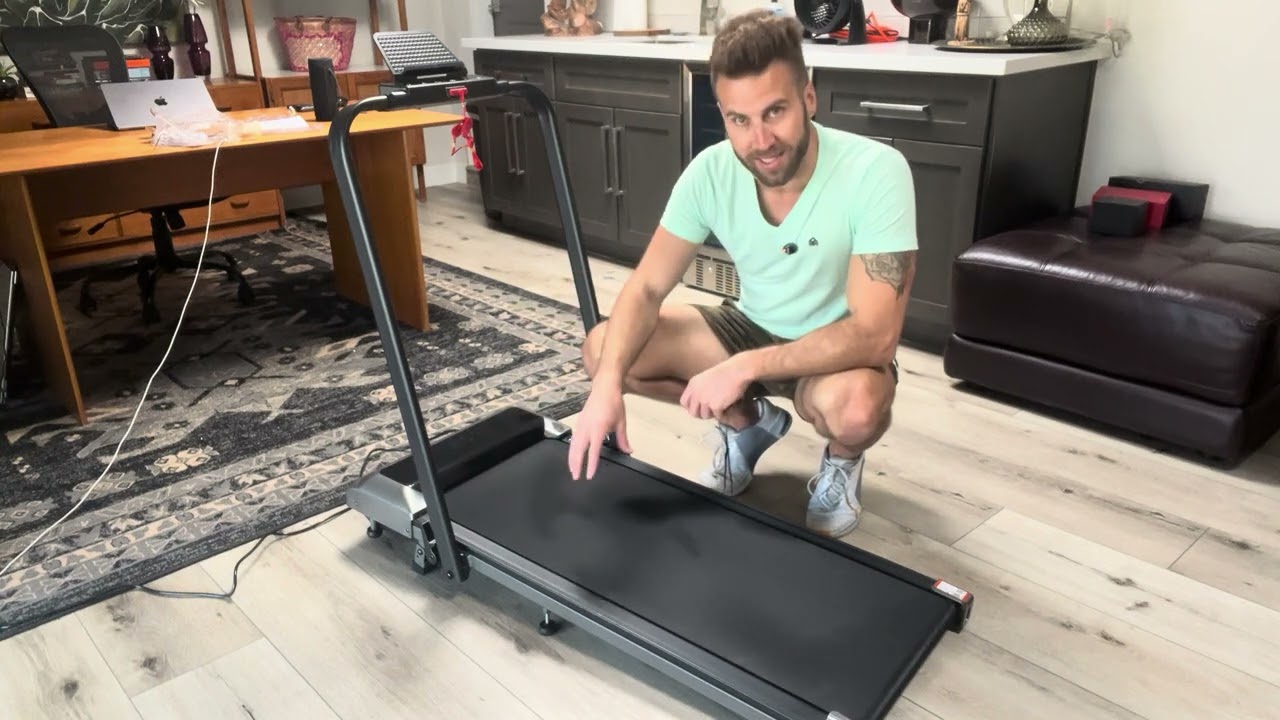 Walking Pad Treadmill with Incline, 2 in 1 Foldable Treadmills for Home Small Office
