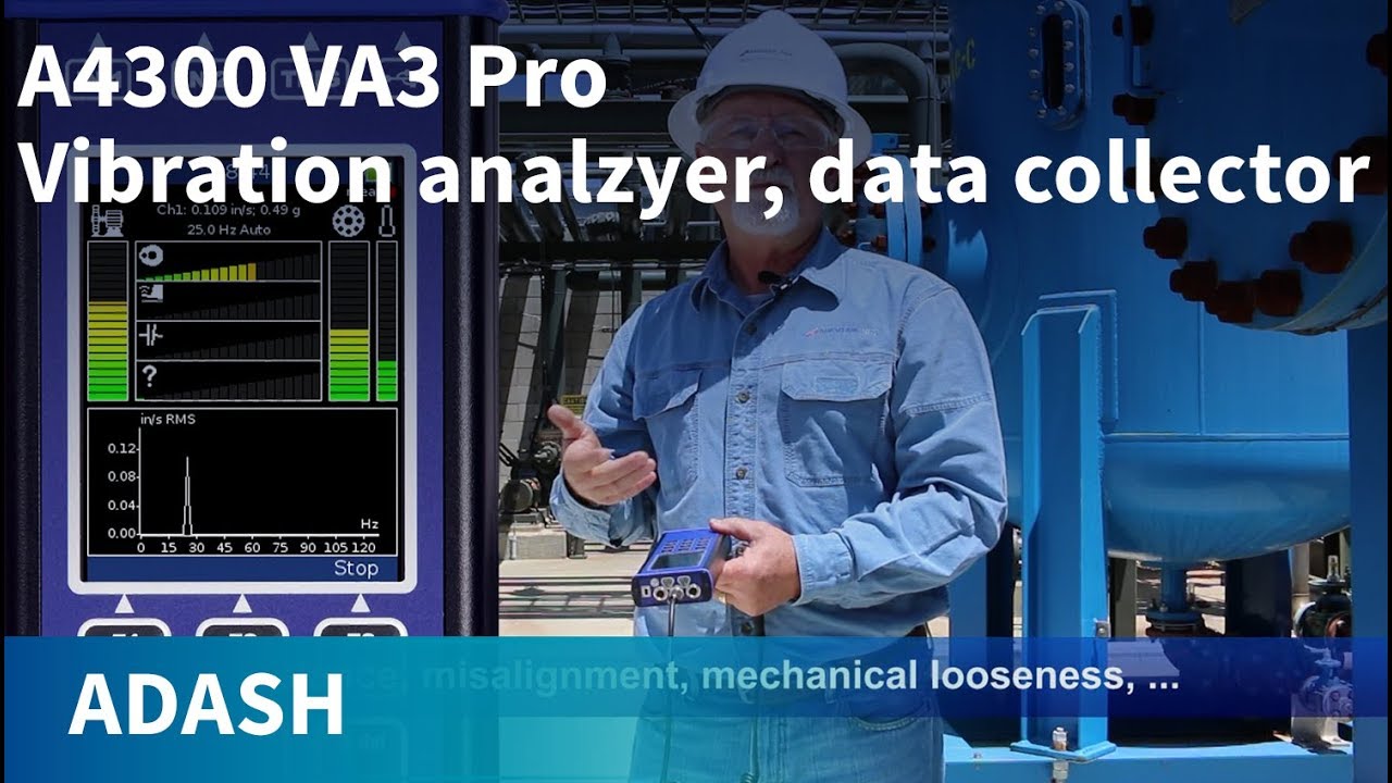 Adash A4300 VA3 Pro - Vibration analyzer and data collector