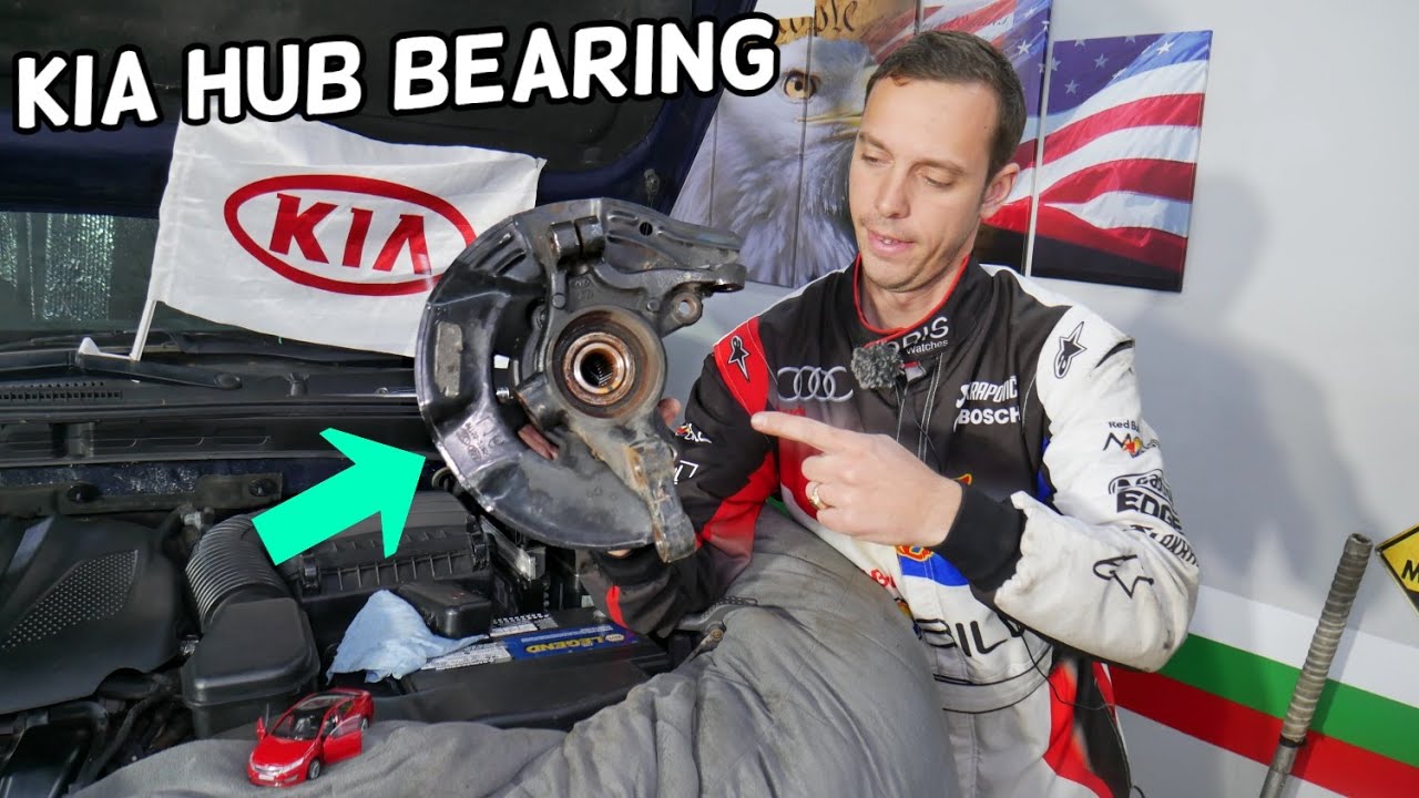 FRONT WHEEL HUB BEARING ASSEMBLY REPLACEMENT REMOVAL KIA OPTIMA FORTE SPORTAGE SORENTO SOUL RIO