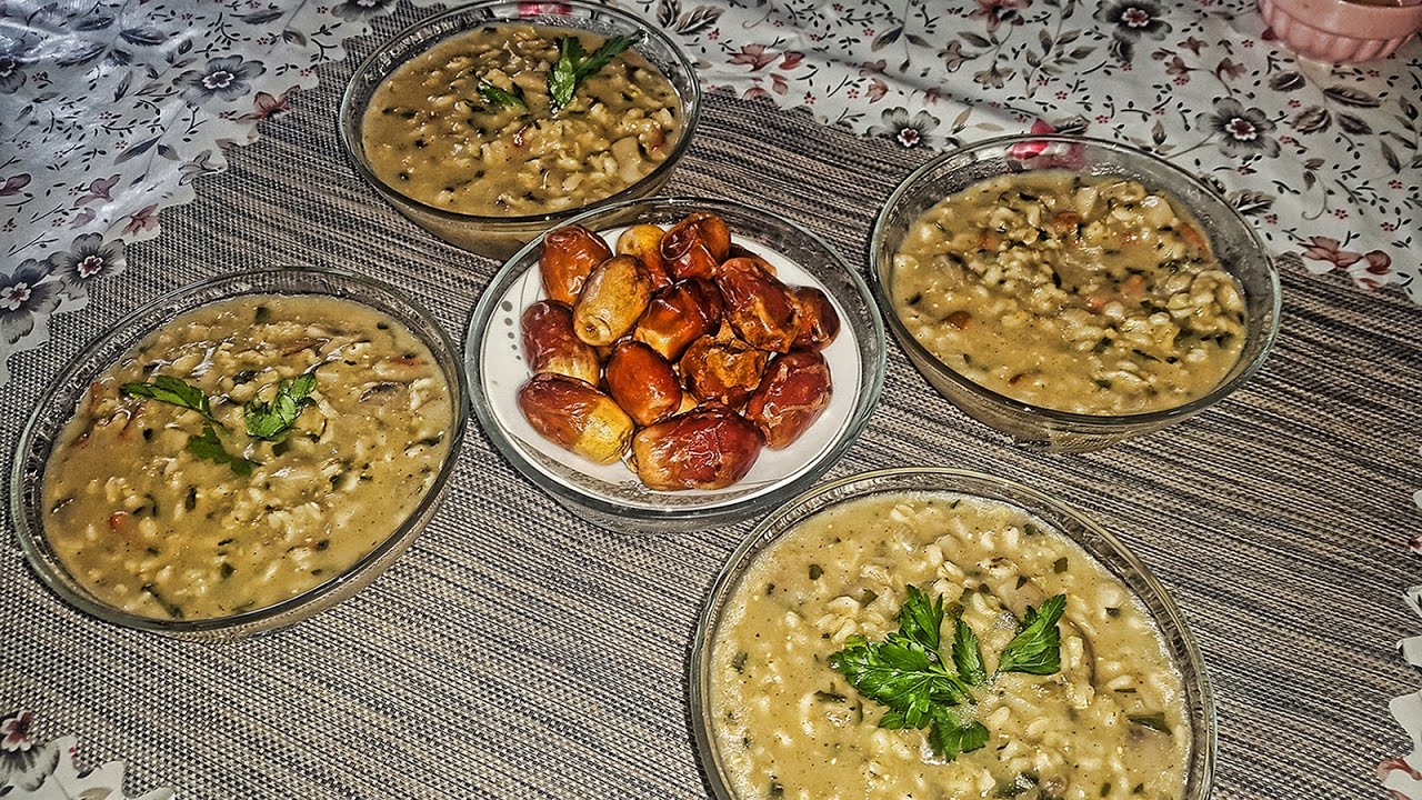 شوربة الشوفان بالفطر - وصفات رمضانية صحية ولذيذة