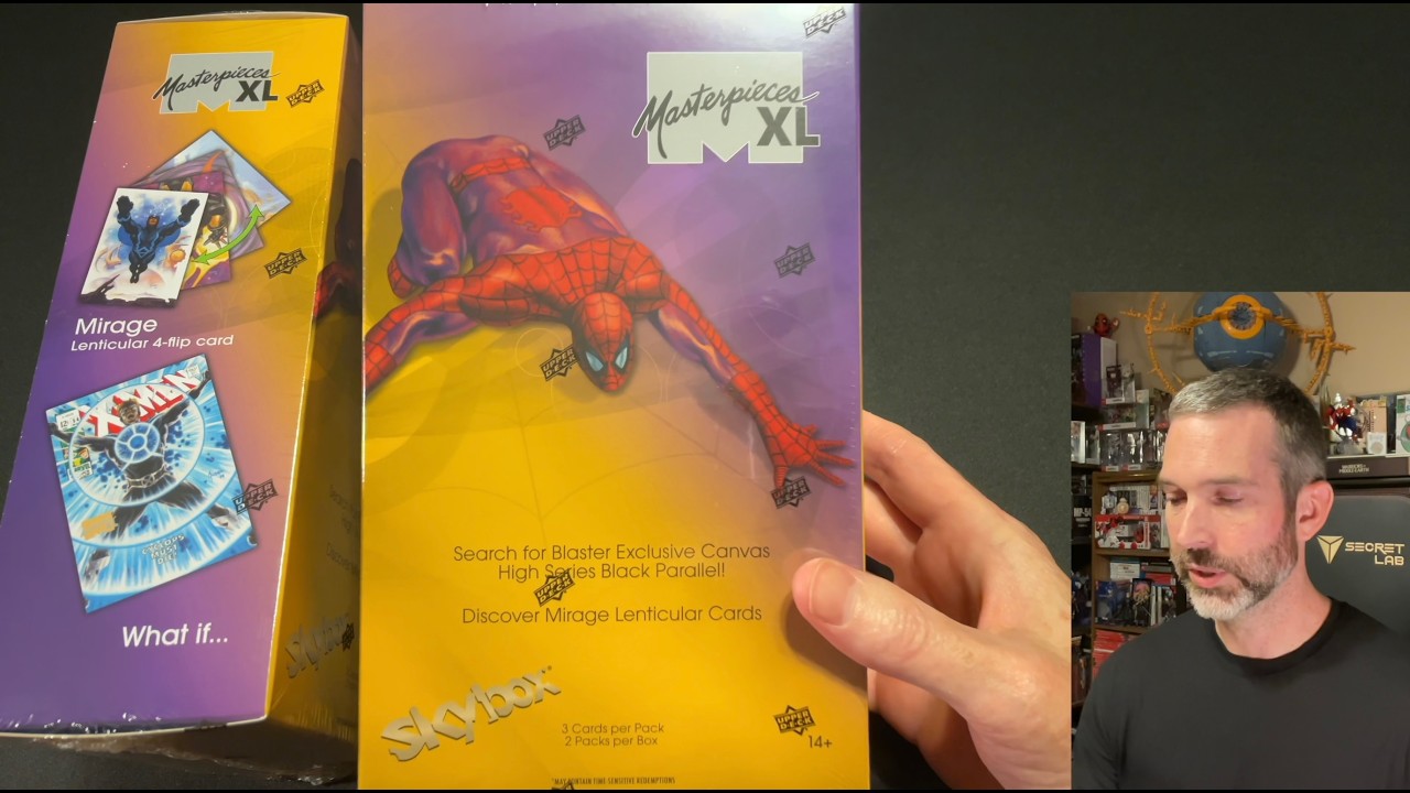 Where are the Canvas Black Foil Parallels? | Marvel Masterpieces XL blaster box opening