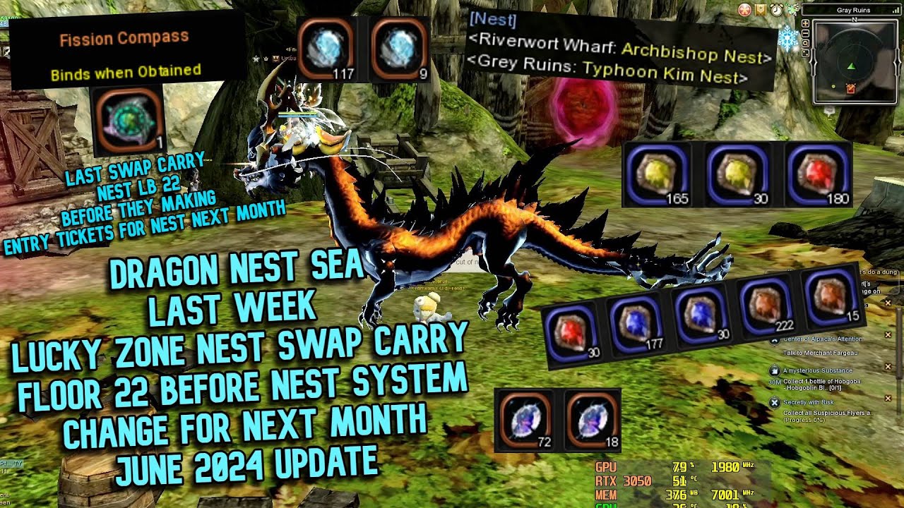 Last Week Swap Carry LZ Nest LB 22 in DN SEA Before They Making Entry Tickets For Nest June 2024