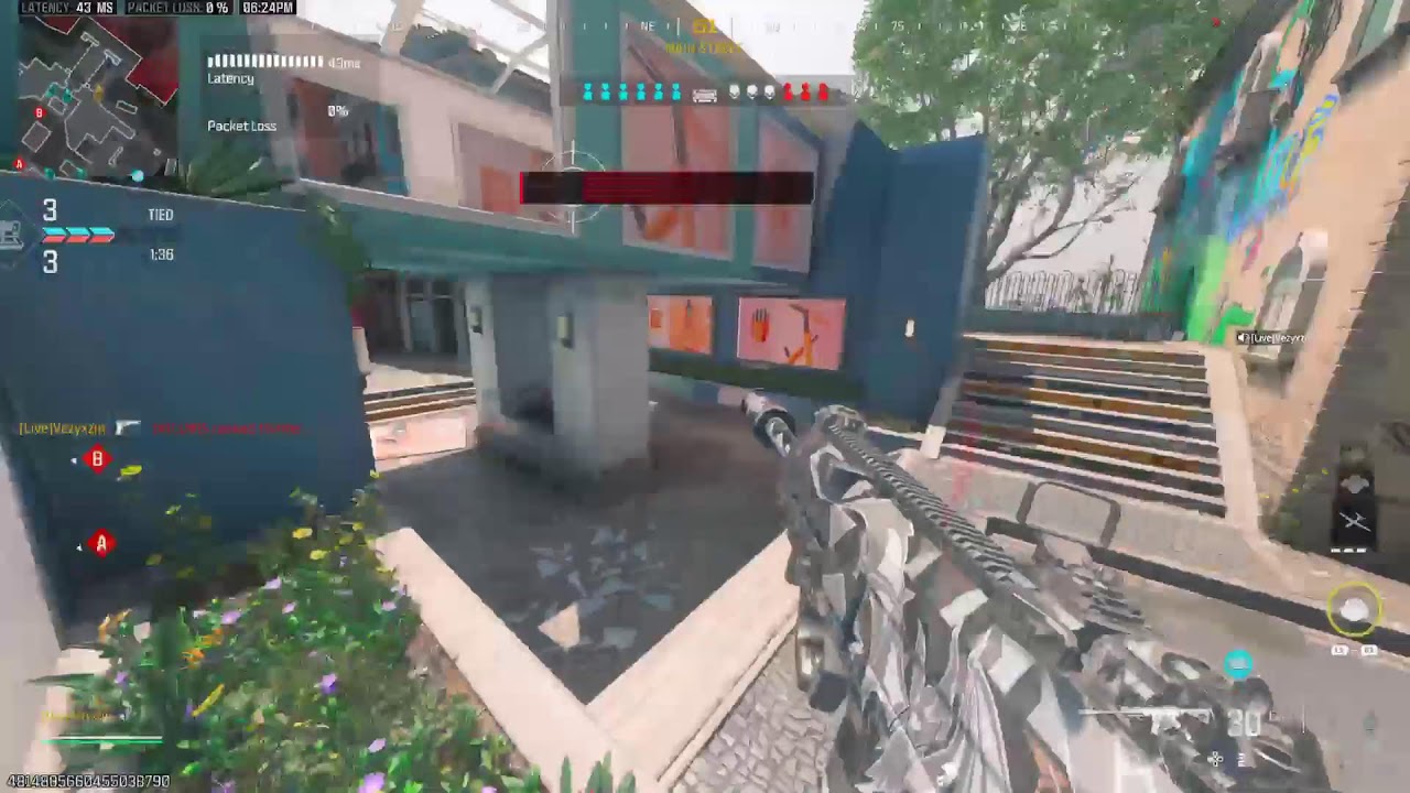 MW3 SND today we are using wicked night mcw  hopefully i dont lag to much with stick drift enjoy