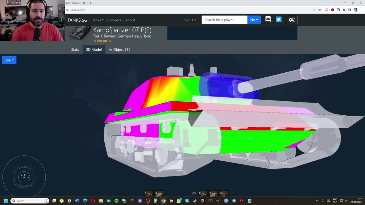 Steroid Basmış Atölye Çocuğu Kampfpanzer 07 P(E)