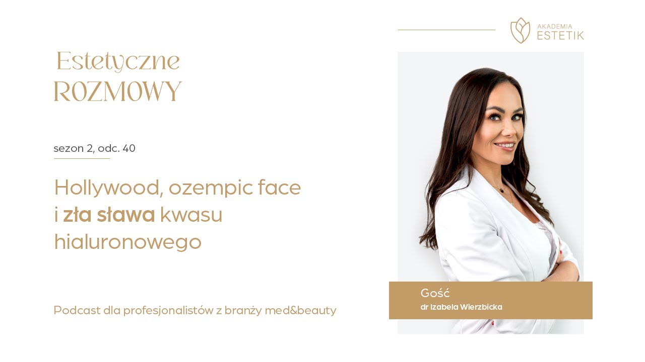 Hollywood face i zła sława kwasu hialuronowego. Dr Izabela Wierzbicka #estetikpl #podcast