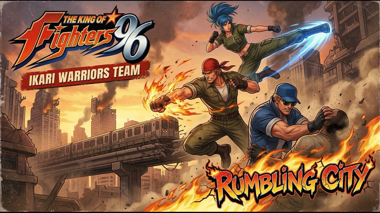 The King of Fighters '96 - Rumbling on the City (OST) - IA Cover Metal Version