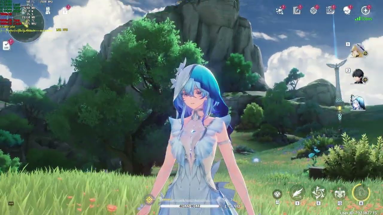 Wuthering Waves 2K Ultra [Ray Tracing ON] 9800x3D/RTX 5080 DLSS 4.0 MFG Test Gameplay