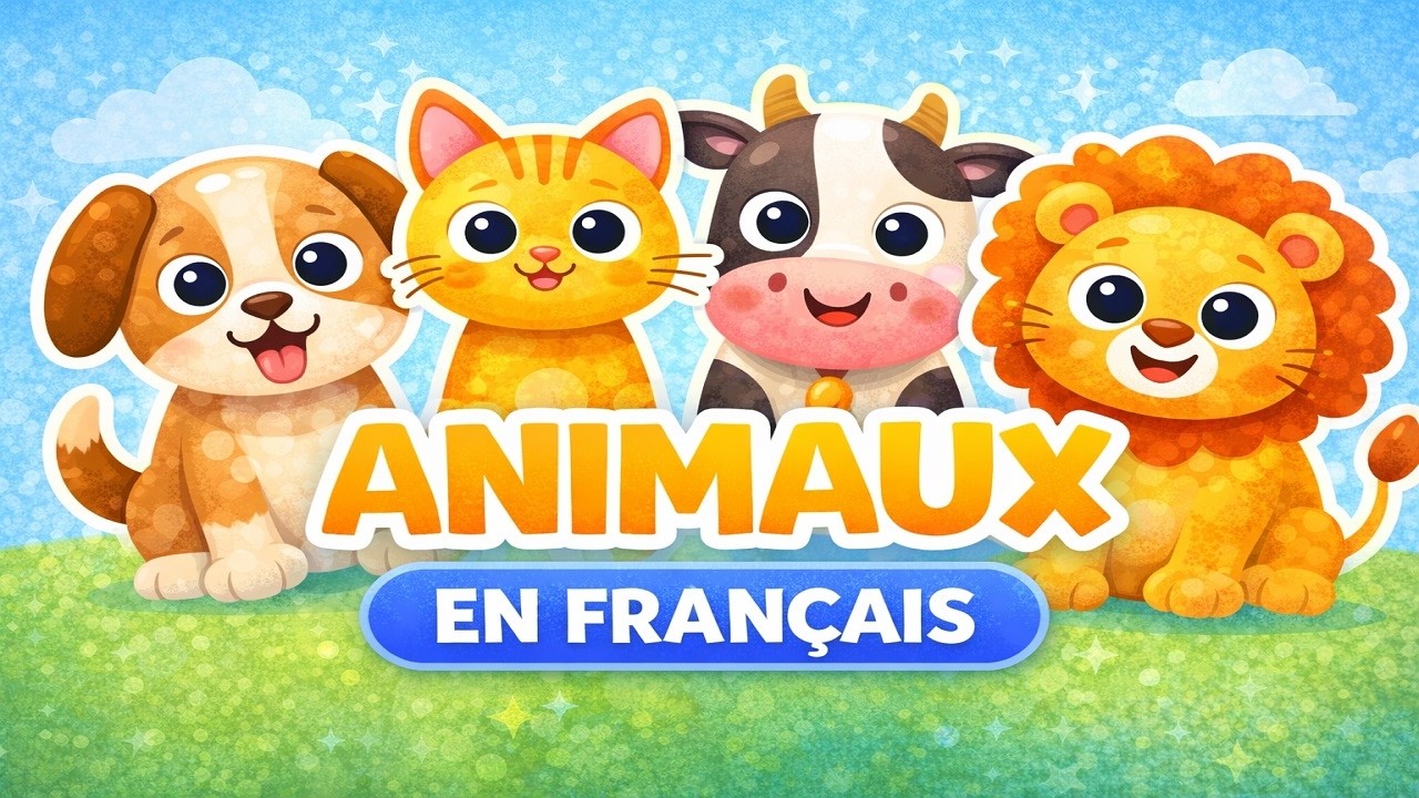 Les Animaux en Français 🐶🐱 | Apprendre les Animaux et leurs Sons | Enfants