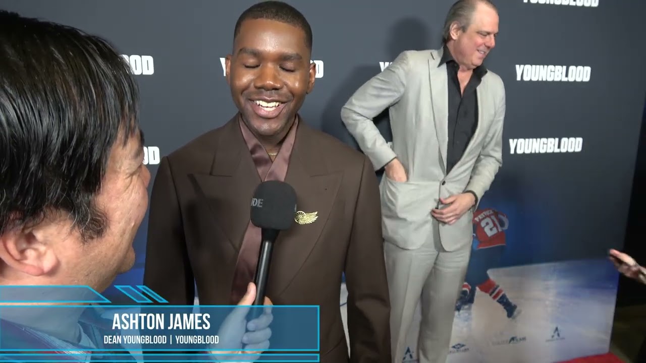 Ashton James Carpet Interview at Youngblood Premiere