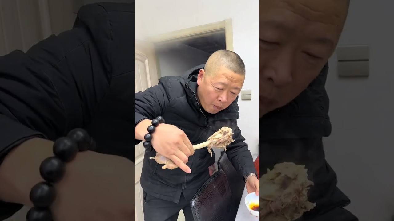 东北农村猫冬生活的快乐！家庭聚会全羊宴！#美食 #记录生活