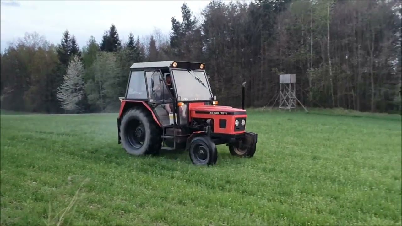 Zetor 7011 Přihnojování ozime pšenice
