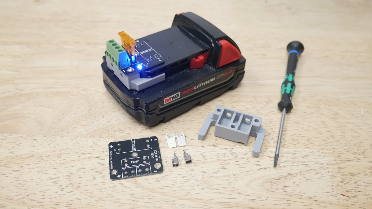 Milwaukee M18 Battery Clip PCB