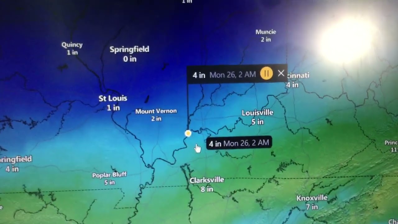 Your 1/24/26 & 1/25/26 Kentucky snow forecast