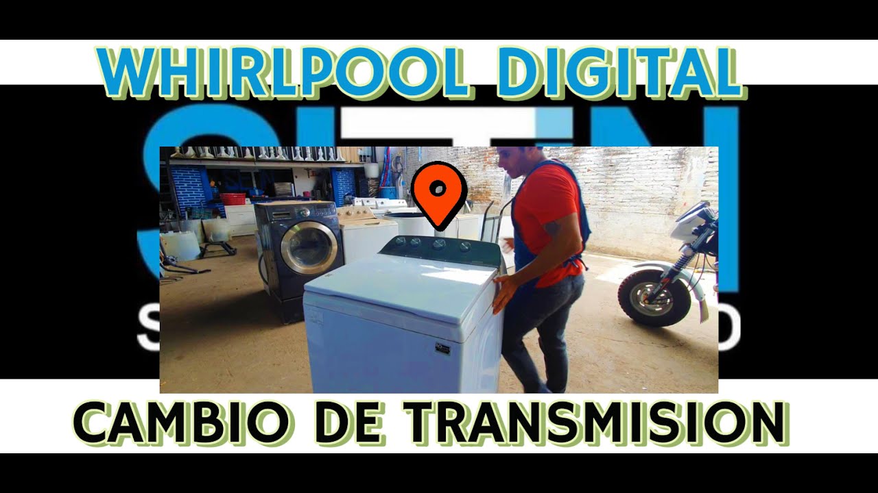 Cambio de transmisión lavadora Whirlpool digital Batman y limpieza #parati  #tips #viral