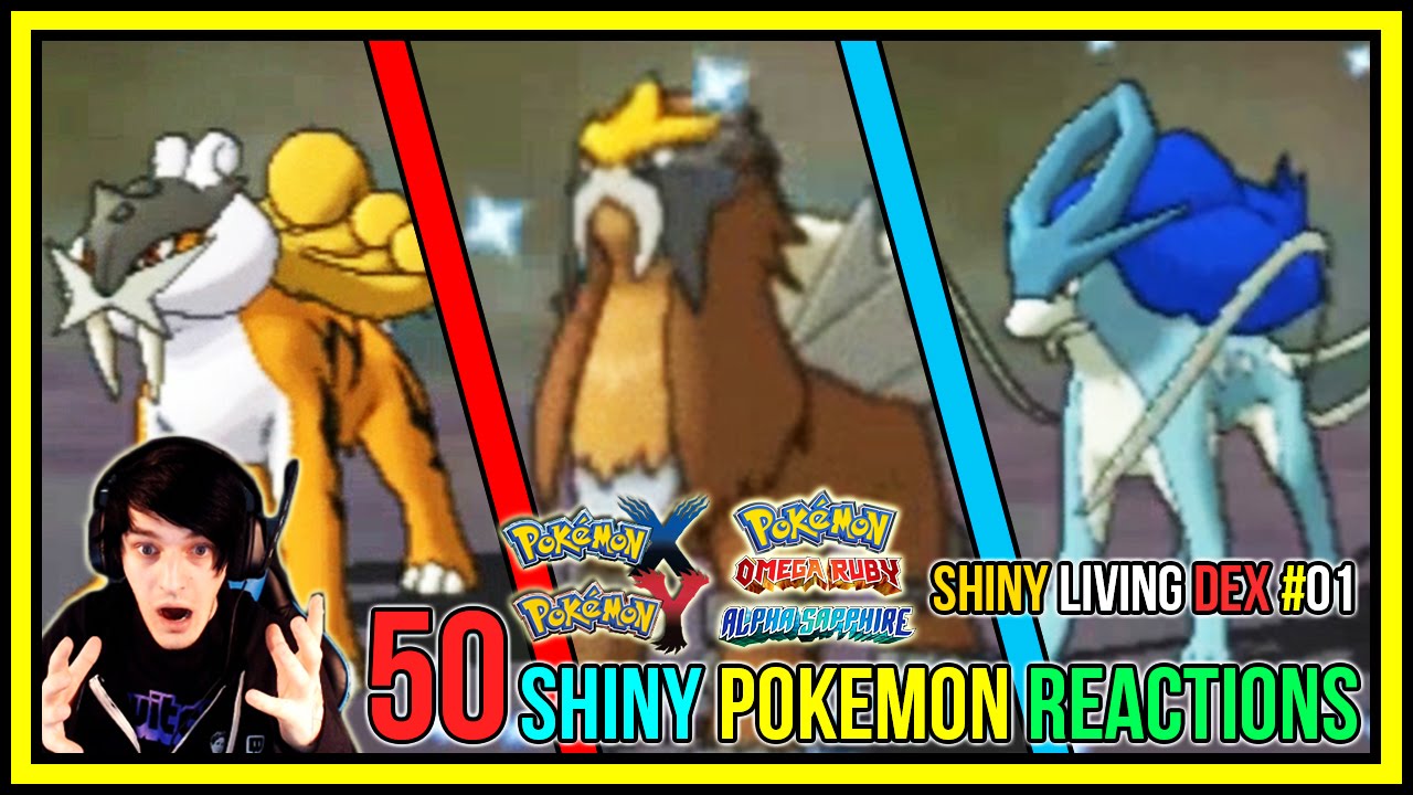 50 Shiny Pokemon Live Reactions! | Shiny Living Dex #01-50 | Pokemon X and Y - Pokemon ORAS