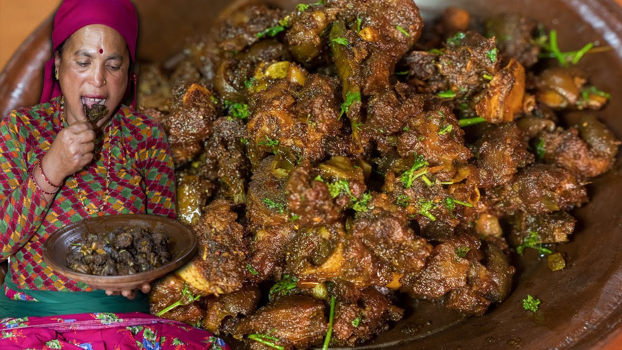 खसीको मासु पकाउने नेपाली तरिका || Mutton Curry Nepali Style Cooking || Traditional cooking