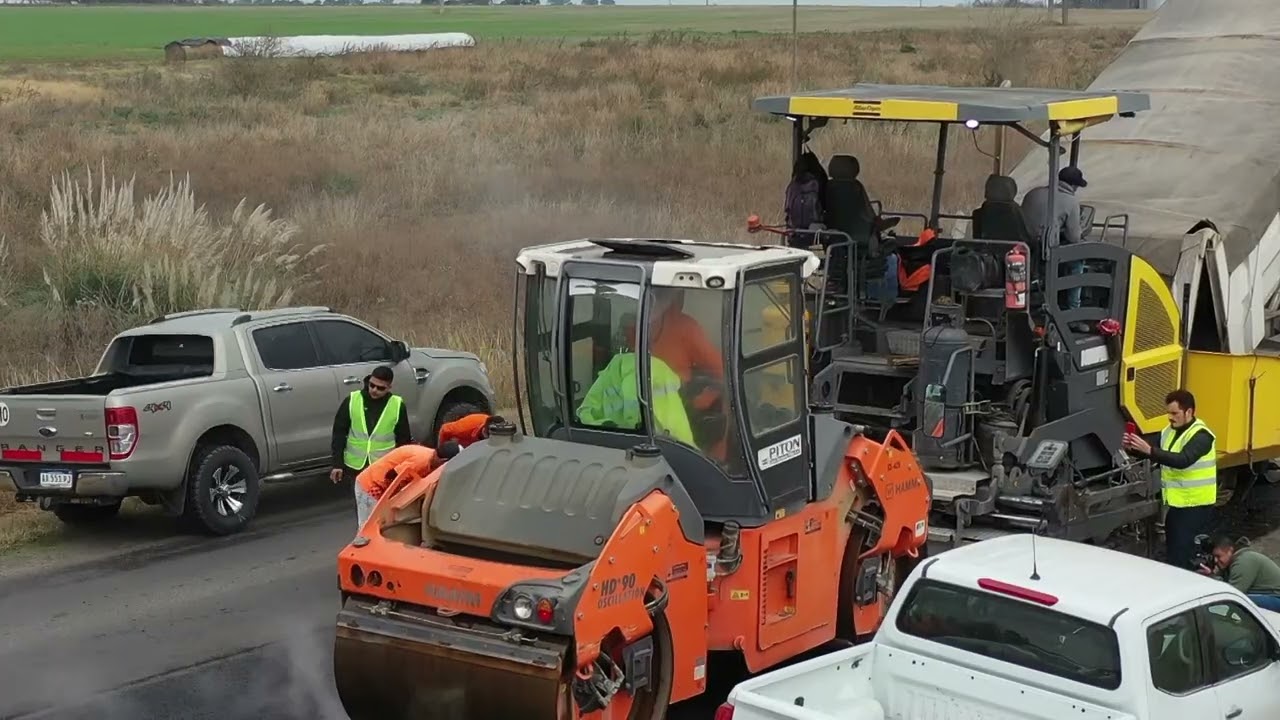 Avanzan los trabajos de rehabilitación de la RPN 32 entre Viale y Crespo.