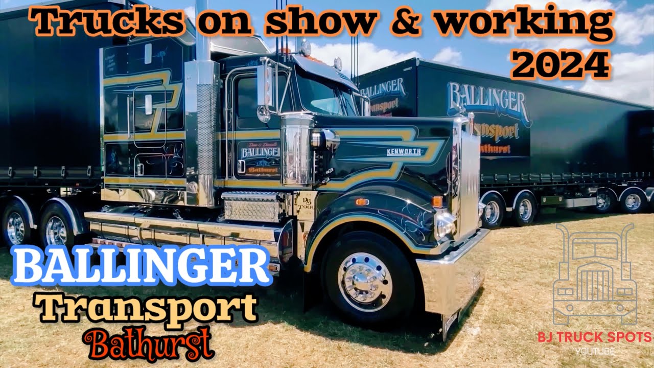 Ballinger Transport Bathurst NSW Trucks on show & working 2024  #customtrucks  #kenworth #showtruck