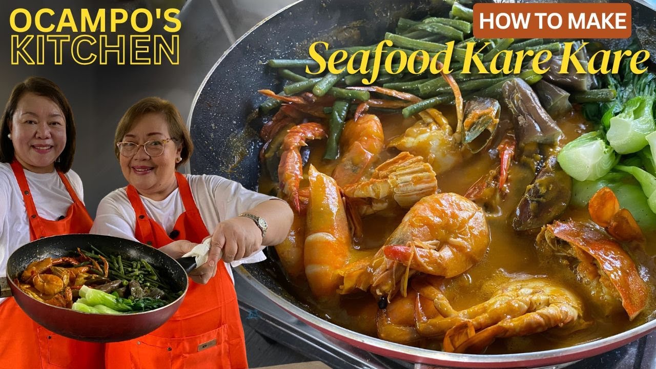 Kapampangan Style Seafood Kare Kare para sa Holidays!