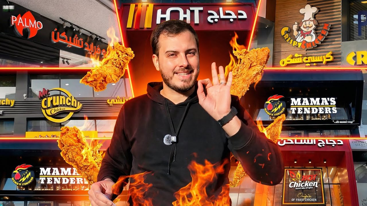 مقارنة التندر من 5 مطاعم بروستد🐔.. مين حقق الشرووط 🫡🔥؟؟!
